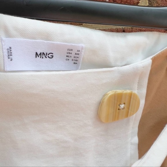 Mango Bicolor Buttoned Viscose Skirt Size XS - Picture 4 of 5